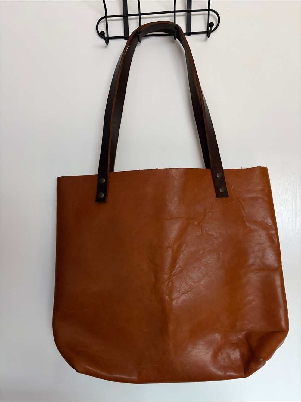 Beautiful Vintage leather tote bag